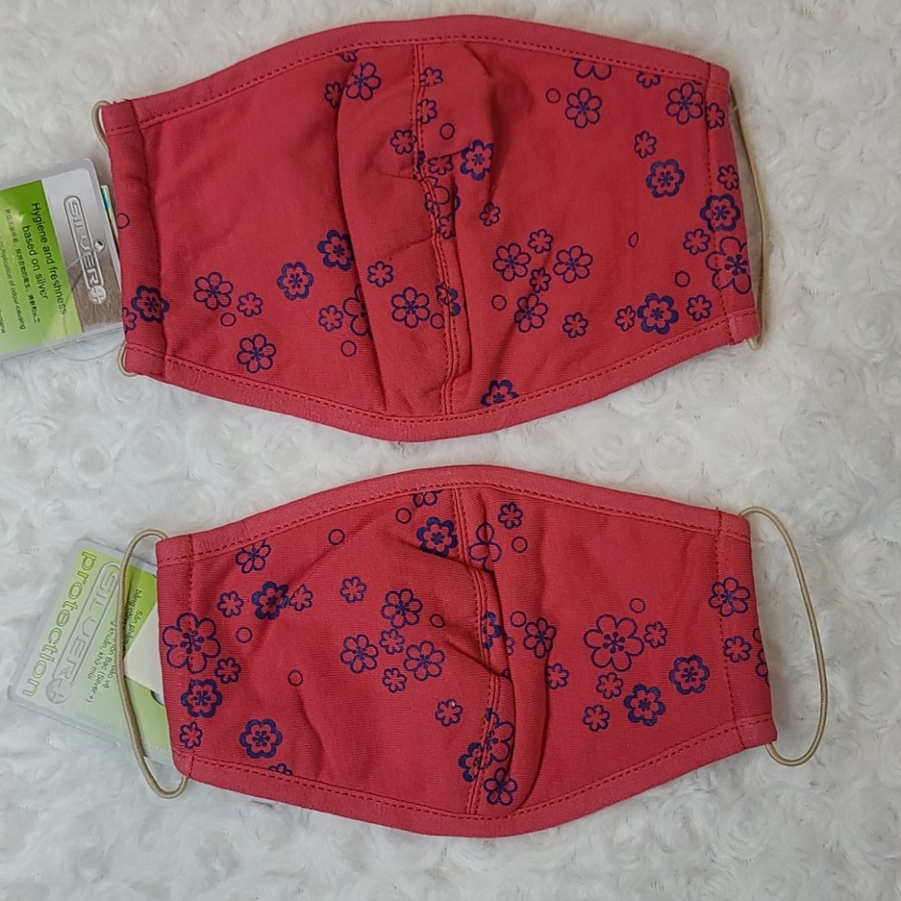 Set of mom & daughter flowers print Hikosen Mask